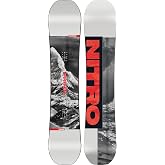 Nitro Prime Raw Men's Directional Twin Snowboard | All-Mountain, Freeride, Flex 5/10, Camber, Extruded Base, Beginner/Intermediate