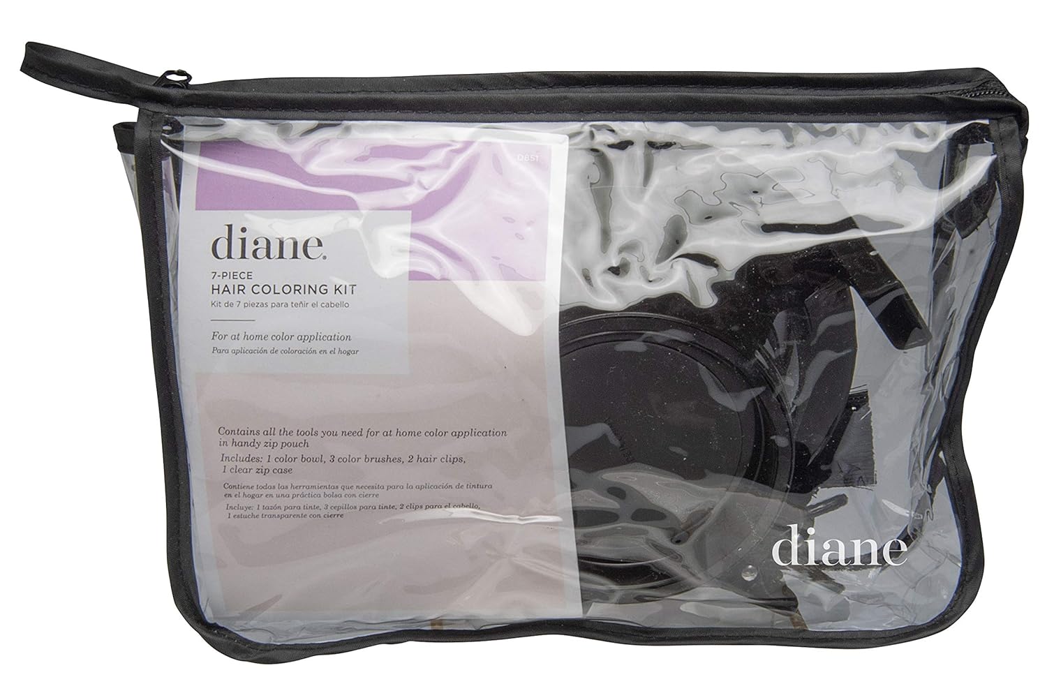 Diane Tint Bowl with Brush Set, Translucent Pink : Beauty