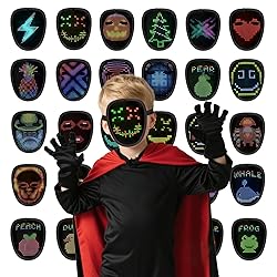 MOYACA Kids LED Mask with Gesture Sensing, Light up