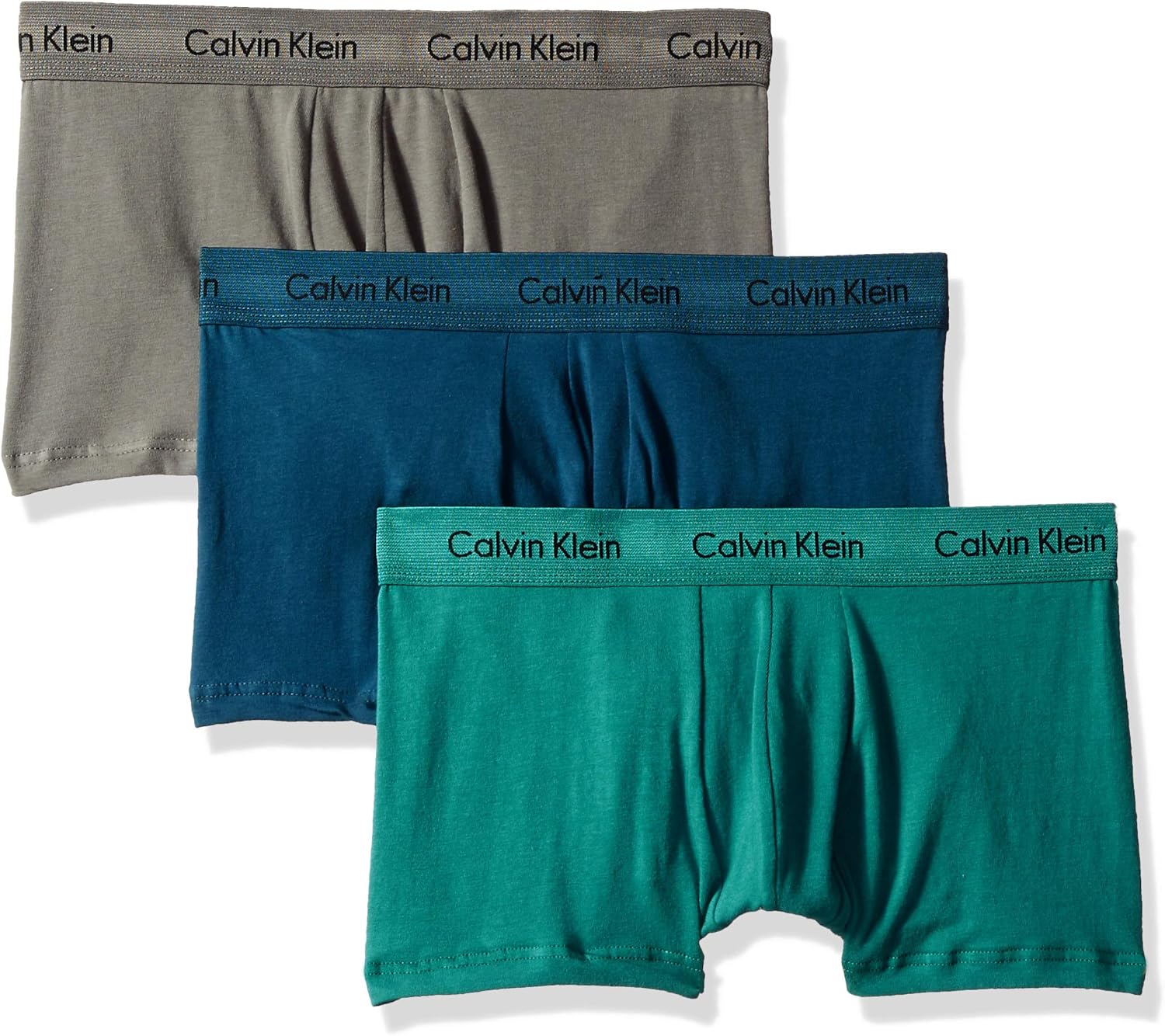 Calvin Klein Men's Cotton Stretch Low Rise Trunks: Clothing