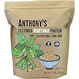 Anthony's Textured Vegetable Protein, TVP, 1.5 lb, Gluten Free, Vegan, Made in USA, Unflavored