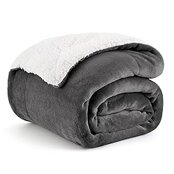 Bedsure Sherpa Fleece Throw Blanket Twin Size for