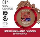 Rimmel Lasting Finish Compact Foundation 014 Warm Cinnamon SPF 20 Matte view 2