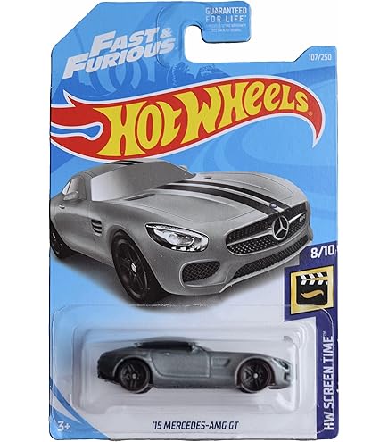 Amazon.com: Hot Wheels '15 Mercedes AMG GT, Nightburnerz 5/10