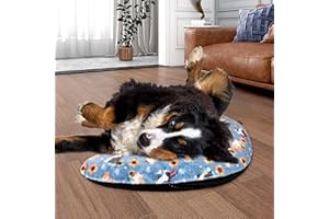 Pedobi Dog Claming Pillow for Large Dogs, Ultra Soft Dog Neck Pillow Improve Anxiety Relief Sleeping Improve, Machine Washable Pet Pillow for Dogs & Cats, Pet Calming Toy (18"x12"x4") Sunflower