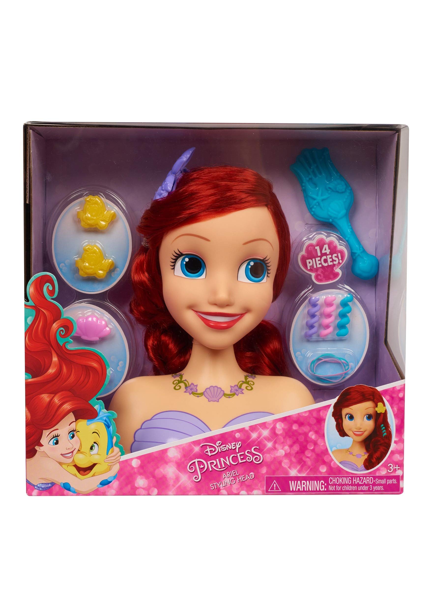 JP Disney Styling JPL87110 Disney Princess Ariel Styling Head