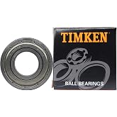 TIMKEN 6002-ZZ 2Pcs Double Metal Seal Bearings 15x32x9mm Ball Bearings | Pre-Lubricated and Stable Performance and Cost Effective