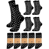 Glitopper 8 Pair Groomsmen Gifts for Men Groomsmen Proposal Socks for Wedding Novelty Funny Dress Socks Best Man Gifts
