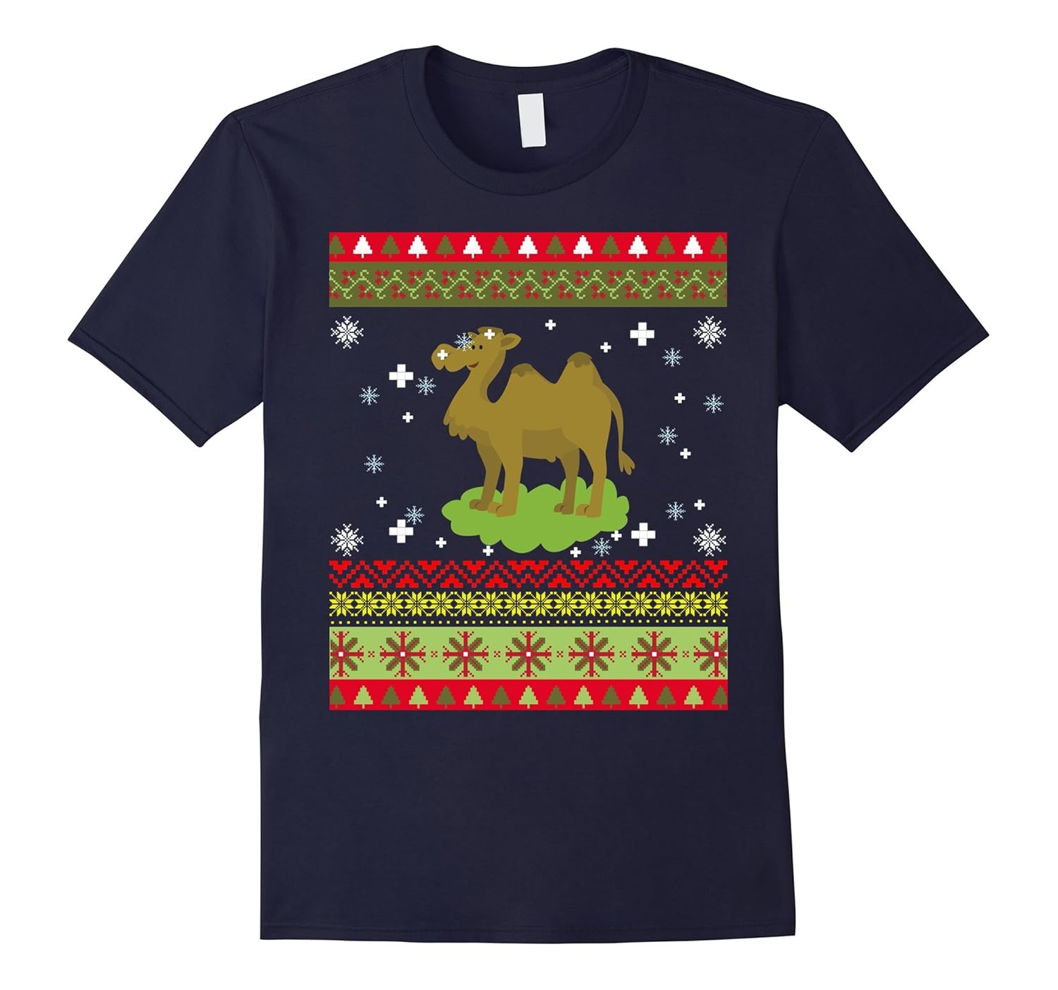 Ugly Christmas Sweater Tshirt Christmas Camel-ANZ