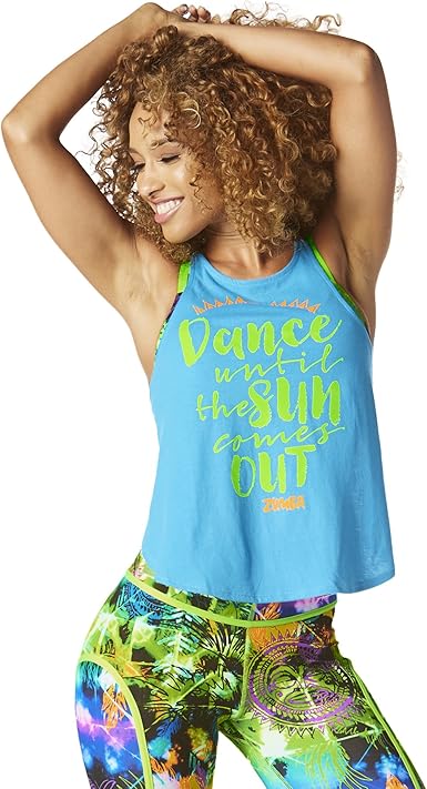 Zumba Fitness All Night Open Back Tank Mujer Tops: Amazon.es: Ropa ...