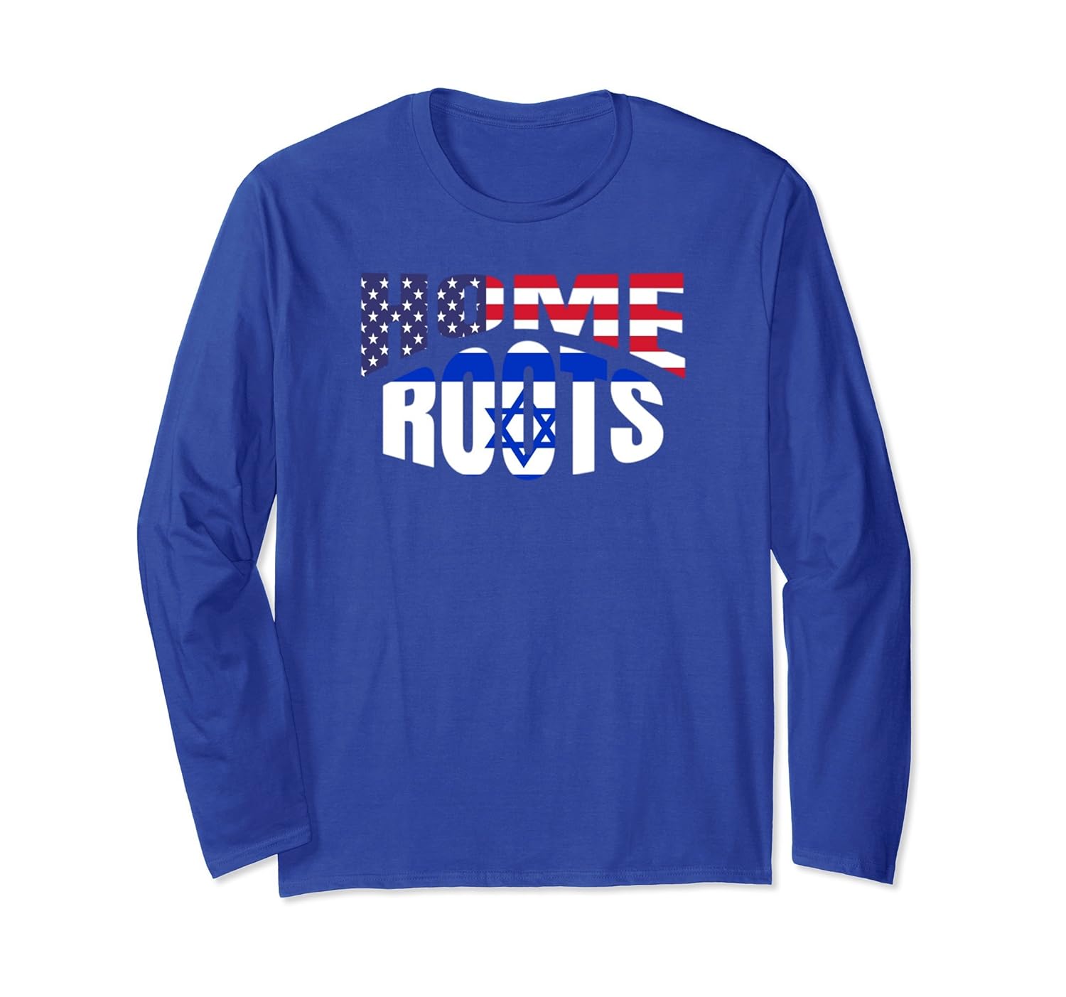 Israel American Patriotic TShirt Long Sleeve - Roots & Home-anz