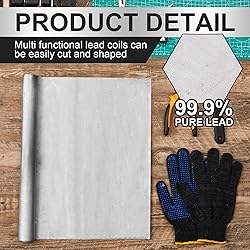 Moxweyeni Lead Sheet Roll, Lead Sheet with 1 Pair