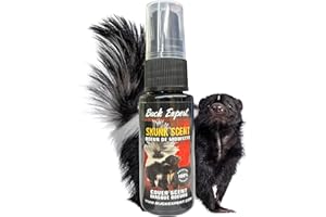 Buck Expert Synthetic Skunk Urine Spray – 25 ml / 0.8 oz – Powerful Hunting Cover Scent to Mask Human Odor – Big Game Odor Bl