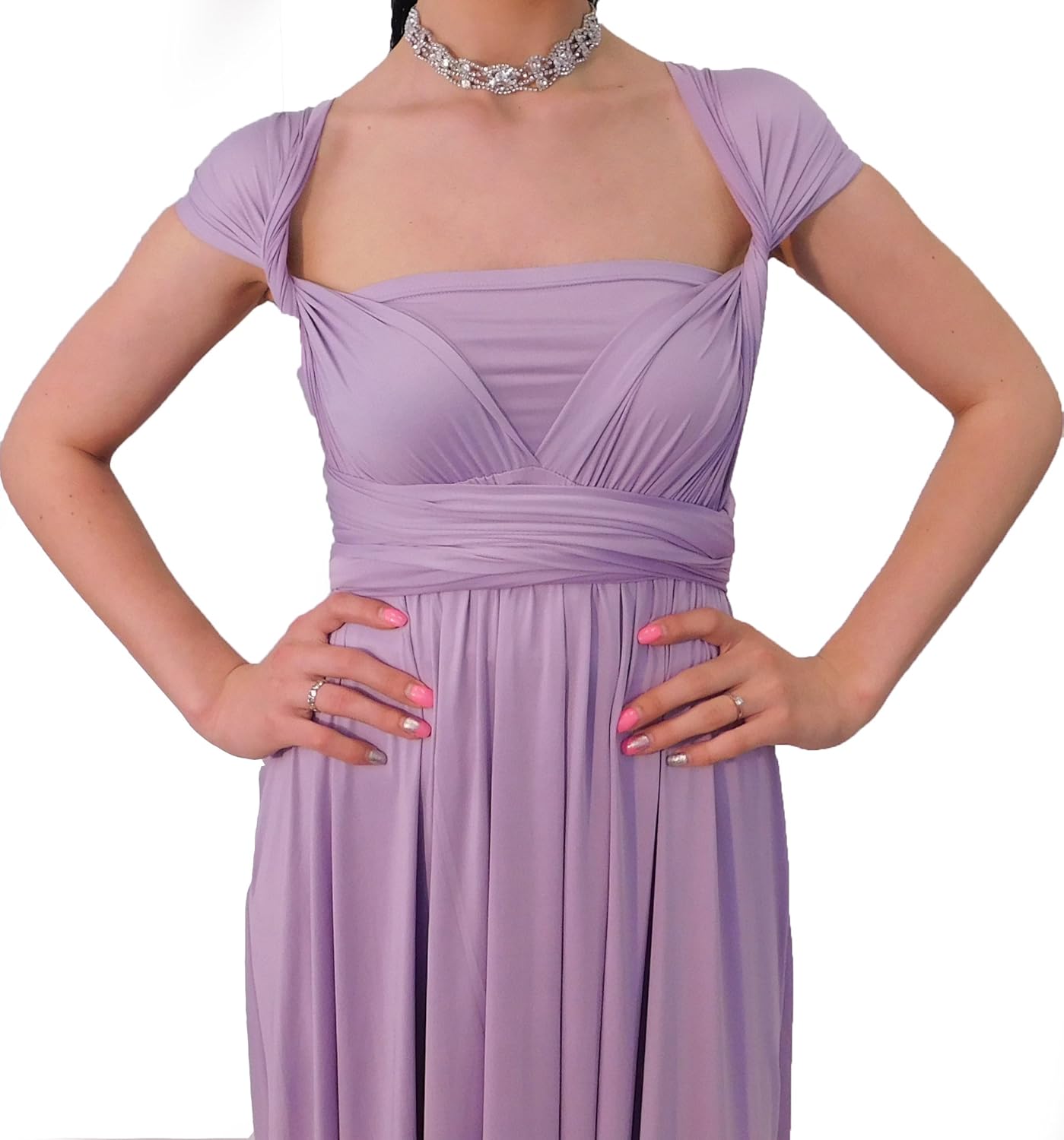 lilac infinity dress