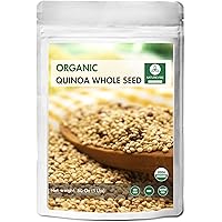 Organic Quinoa (5lb) by Naturevibe Botanicals, Gluten-Free & Non-GMO | Chenopodium quinoa | Rich in Protein, Iron…