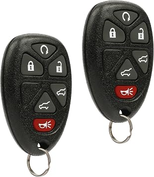 Amazon Com Car Key Fob Keyless Entry Remote Fits 2007 2014 Chevy Tahoe Suburban 2007 2014 Cadillac Escalade 2007 2014 Gmc Yukon Fits Part 15913427 20869057 22756462 Set Of 2 Automotive