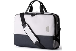 BAGSMART Laptop Bag, 15.6 Inch Laptop Case for Men Women Computer Bag Briefcase Work Business Travel,Grey