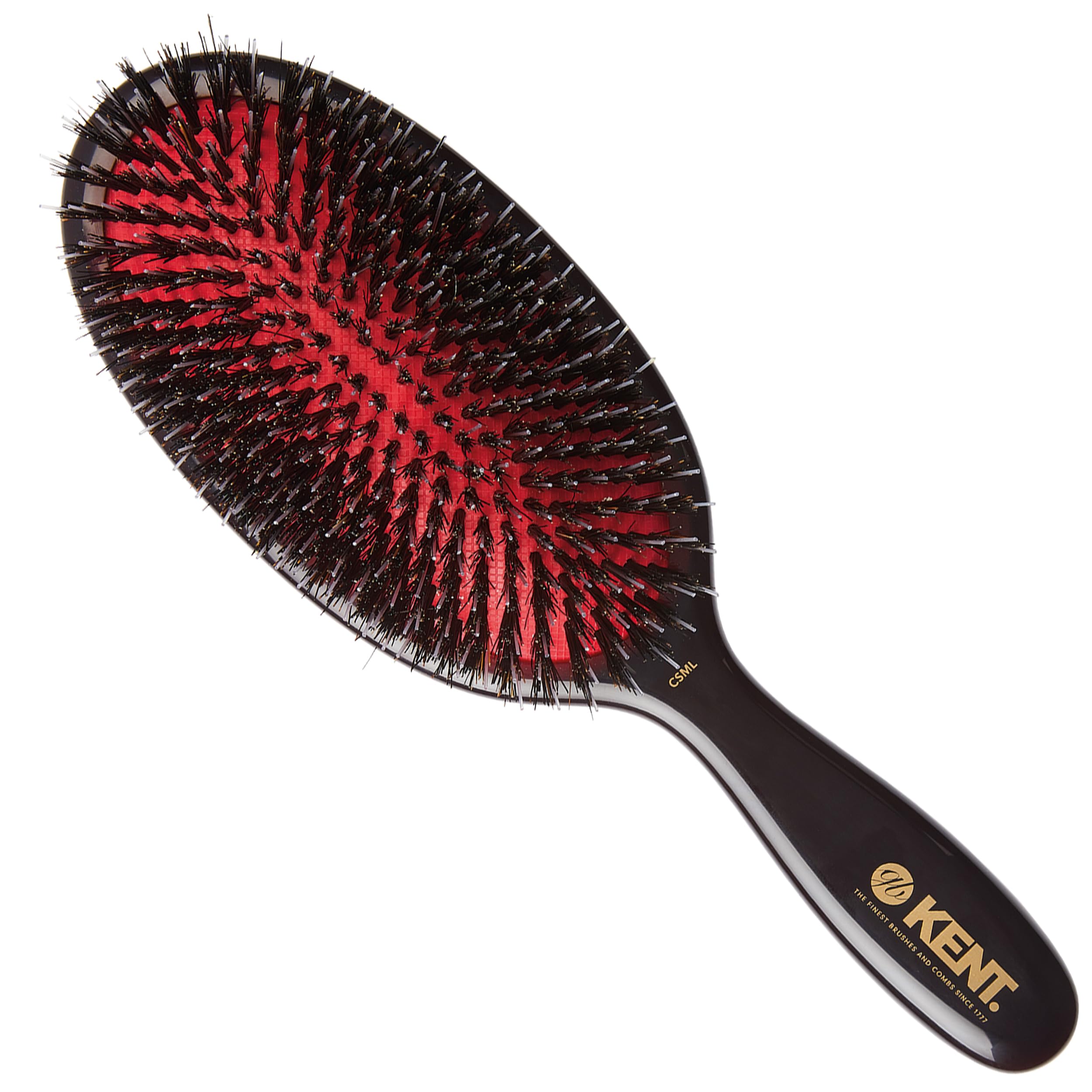 Kent Large Black Porcupine Cushion Brush - CSML (PACK OF 1)