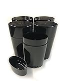 Empty Deodorant Containers - Twist-up, Recyclable, DIY Empty Deodorant OVAL Tubes, Top-Fill 2.5 OZ