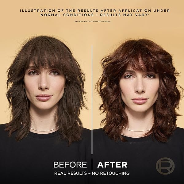 L’OREAL PARIS SUPERIOR PREFERENCE FADE-DEFYING + SHINE PERMANENT HAIR COLOR, 6AM LIGHT AMBER BROWN, PACK OF 1, HAIR DYE
