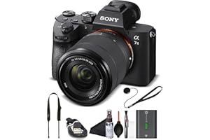 Sony Alpha 7 III Full Frame Mirrorless Camera Kit with 28-70mm Lens | 24.2MP Digital Camera for Professional Photography and 4K Video (ILCE7M3K/B) Bundle
