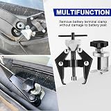 DASBET Battery Terminal and Wiper Arm Puller Tool Heavy-Duty Kit 1/16"-1-1/16" view 6