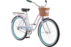 Schwinn Destiny Girls/Womens Classic Beach Cruiser Bike, Single Speed, Steel Frame, Multiple Colors