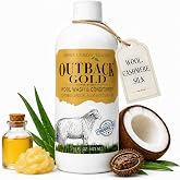 Outback Gold Wool Wash 16 oz, Fragrance Free, Lanolin Wool Detergent | Lanolin-replenishing, pH-neutral wash for wool, cashmere, alpaca and sheepskin. No added fragrance. HE compatible.