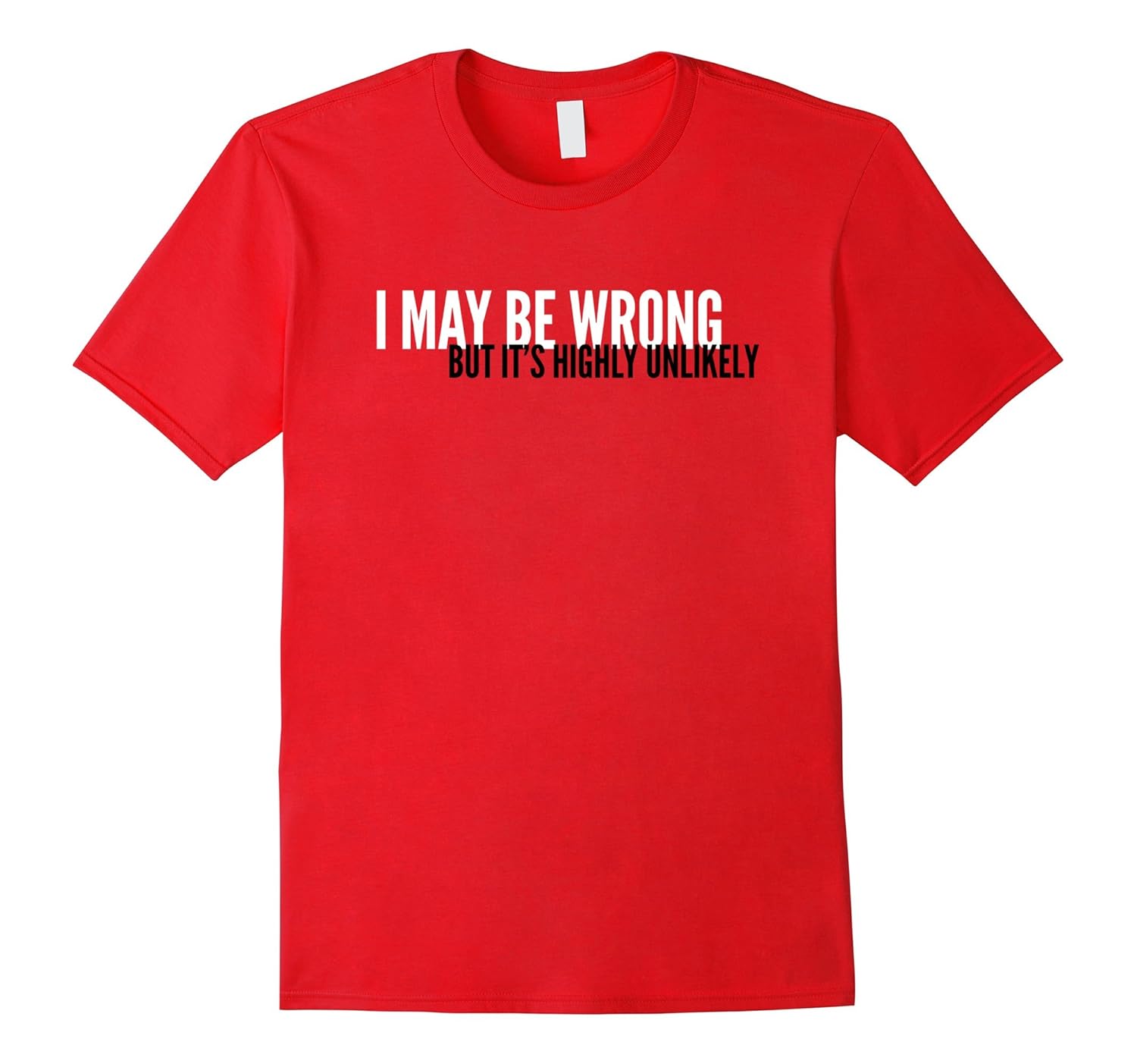 I might be wrong, but it is highly unlikely funny Tshirt-Rose