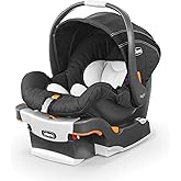 Chicco KeyFit Infant Car Seat and Base, Rear-Facing Seat for Infants 4-22 lbs., Includes Infant Head and Body Support, Compat