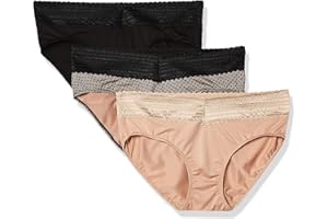 Warner's womens Blissful Benefits No Muffin 3 Pack Hipster Panties