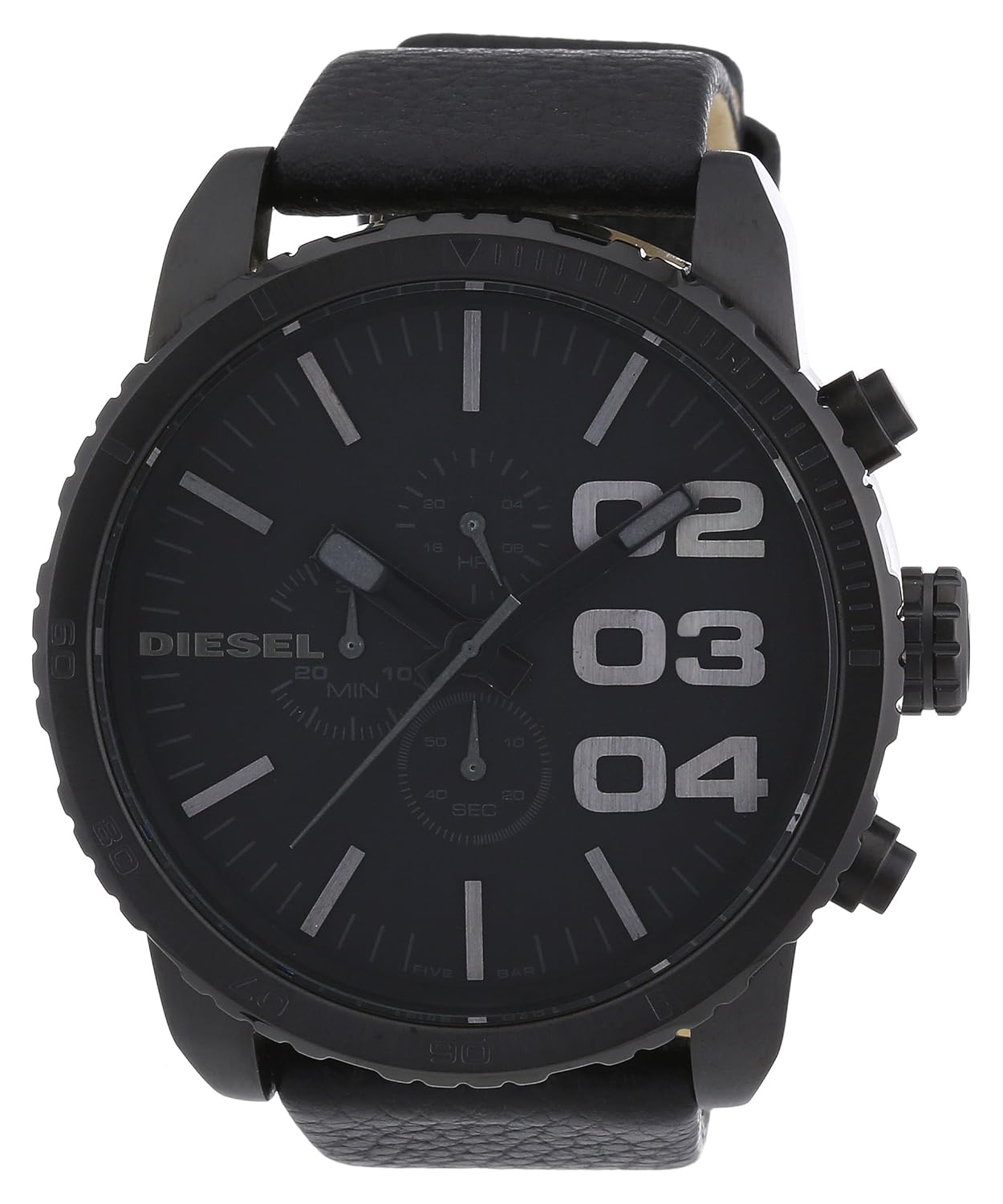 Diesel Herren Chronograph Quarz Uhr mit Leder Armband DZ4216: Diesel ...