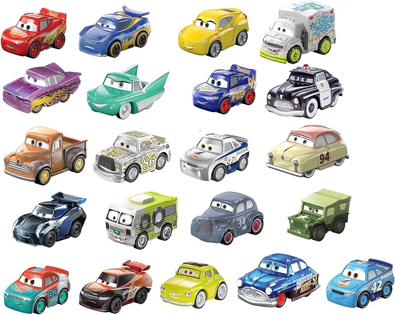 金盒特价 Disney Cars Toys 迪士尼 Pixar皮克斯动画 赛车总动员 迷你合金汽车车模21件装 7折$27.99 海淘转运到手约￥226