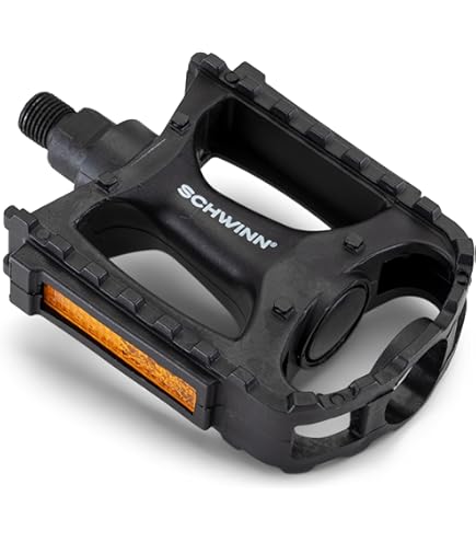 Par De Pedales De Bicicleta Antideslizantes Con Reflectantes – Repuesto Universal De 14 Mm, Fácil Montaje, 9x6.5 Cm
