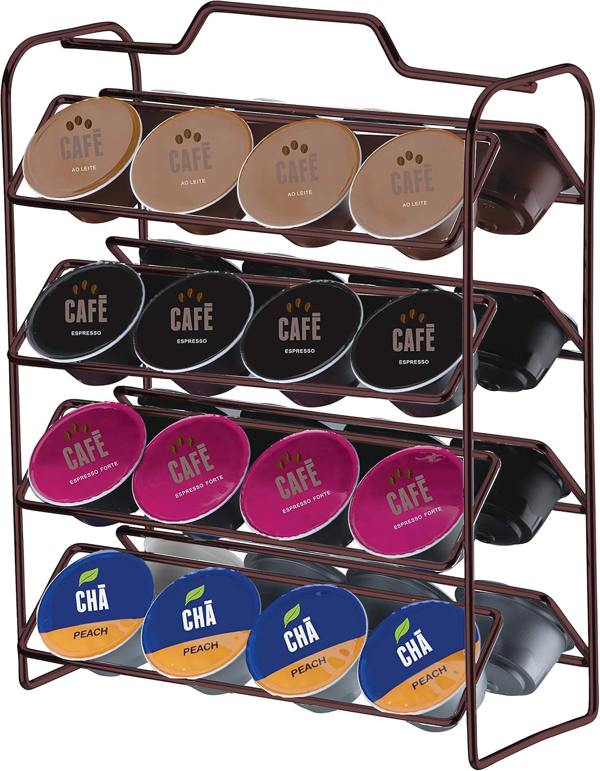 Organizador Para Cápsulas De Café Bronze