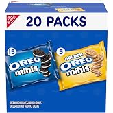 Oreo Mini Mix Sandwich Cookies Variety Pack, 20 Snack Packs | Individually Wrapped, Always made with Real Cocoa, Certified Kosher