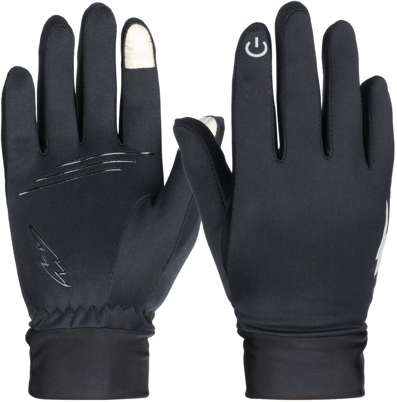 RilexAwhile Winter Gloves, Touch Screen Gloves Thermal Gloves Outdoor Cycling Gloves for Men and Women (Black02, M)