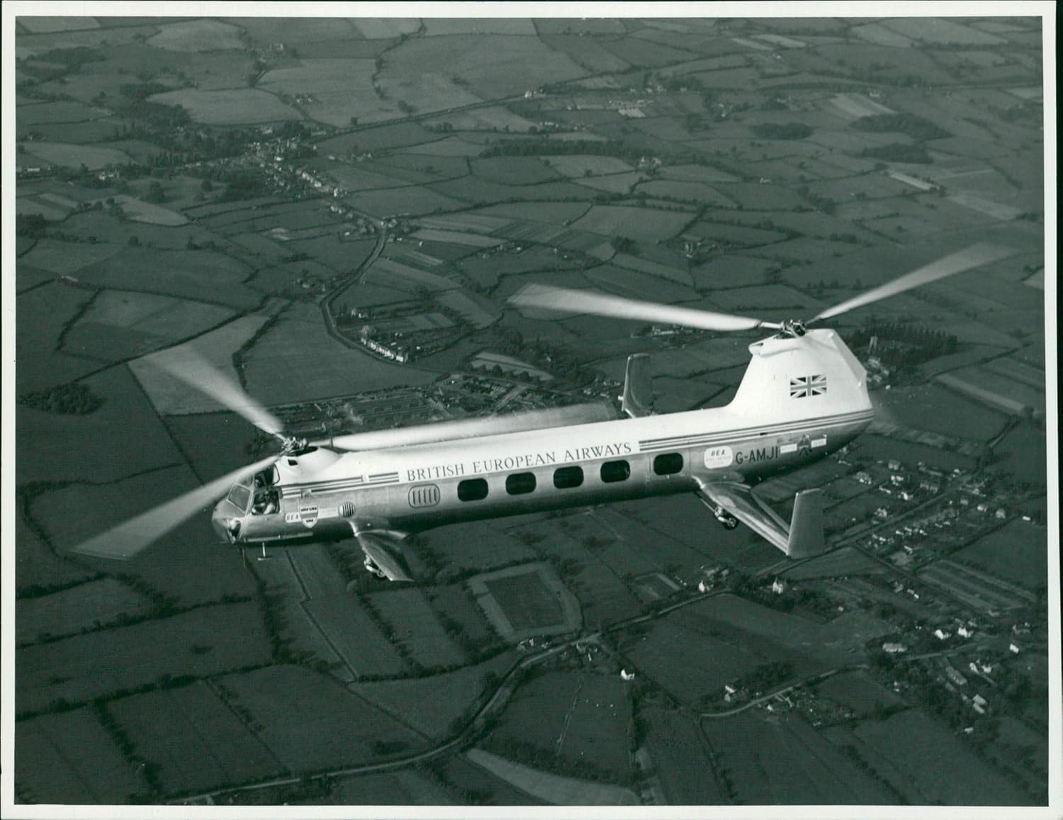 Bristol Type 173. A tandem rotor helicopter with tandem wings. (Ca