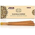 Raajsee Sandalwood Incense Sticks 100 Gm Pack-100% Pure Organic Natural Hand Rolled Free from Chemicals-for Church,Aroma Therapy,Relaxation,Meditation & Sensual Therapy
