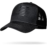 FYBW XXL Men’s American Flag Trucker Hat,Flag Mesh Back Baseball Cap,Lightweight Summer Outdoor Sports Cap
