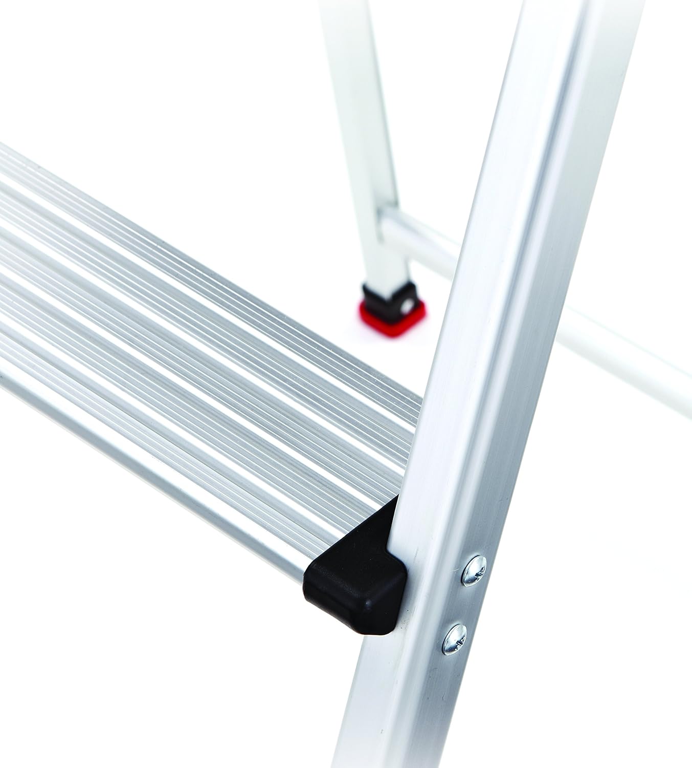 Rubbermaid RMA-3 3 Light Weight Aluminum Step Stool with Project Top, Silver - - 