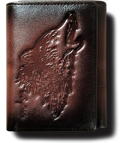 Amazon.com: skneephate Mens Wallets Leather Bifold Cool Wallet For