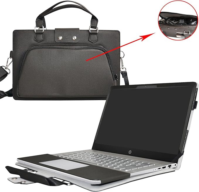 Pavilion 14 Case,2 in 1 Accurately Designed Protective PU