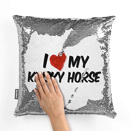 Amazon Com Neonblond Mermaid Pillow Cover I Love My Kinsky Horse