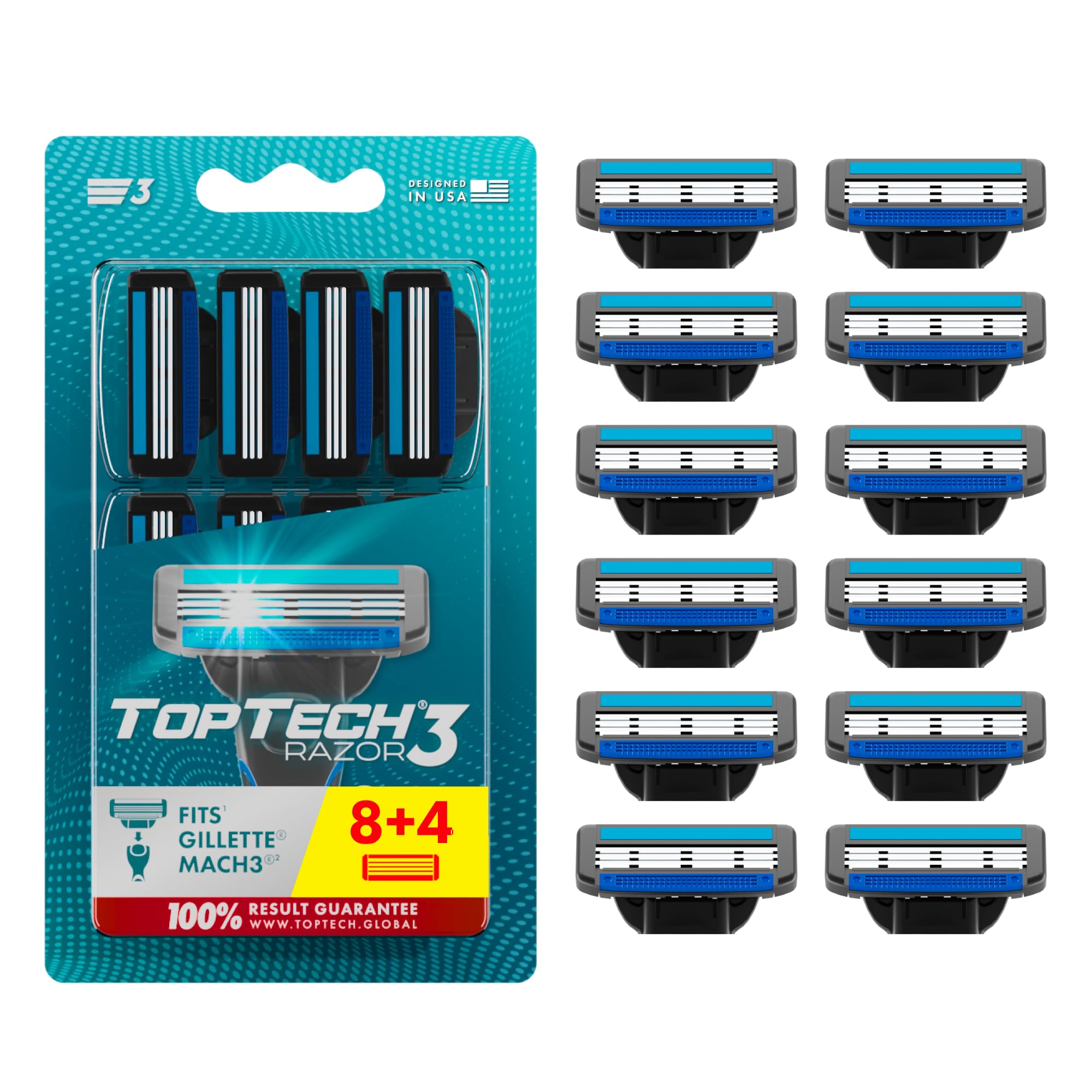 Razor 3 for Men - Replaceable Cartridges for Manual Shaving Razor - 3 ...