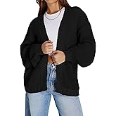 Cakulo Womens Oversized Chunky Cardigan Sweaters Open Front Long Cardigans Fall Coatigan 2025 Knit Sweater Coats