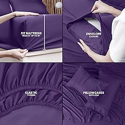 Utopia Bedding Full Sheet Set – 4 Piece Bed