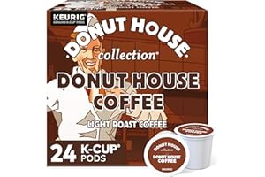 Donut Coffee Regular K-Cup Coffee Pods, 24 Count For Keurig Coffee Makers