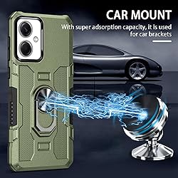 EUAGVQY for Xiaomi Redmi Note 12 Poco X5 Case,Heavy