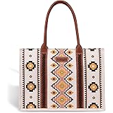 Montana West Wrangler Large Tote Bag for Women Western Structured Shoulder Bag with Laptop Compartment